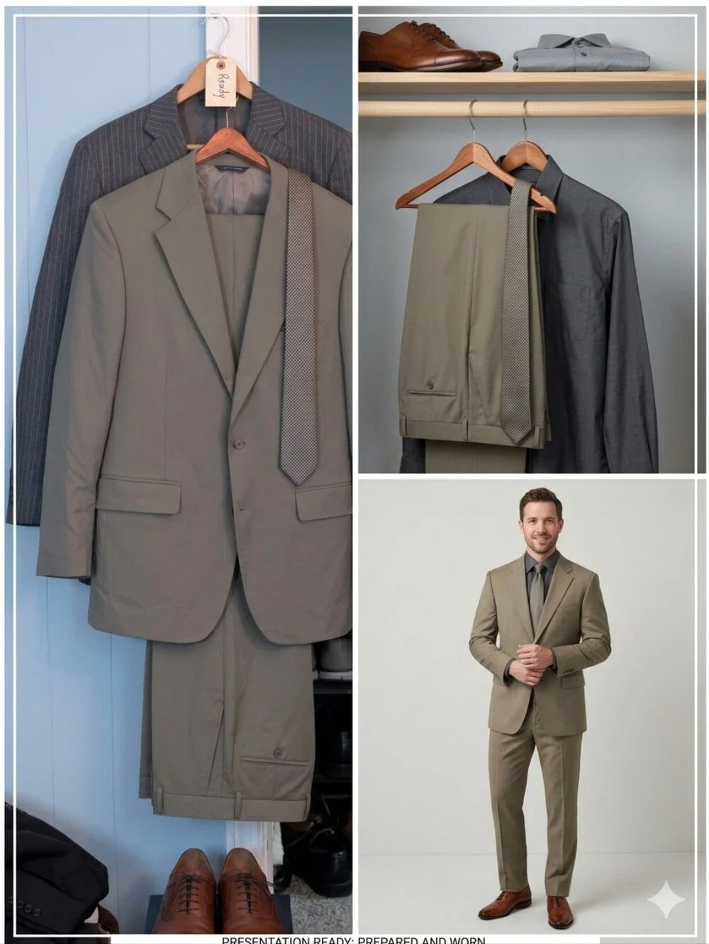 Brooks Brothers 2-Piece Suit Mens 41R Green Cotton Poly Blend 37x29.5 Philippine